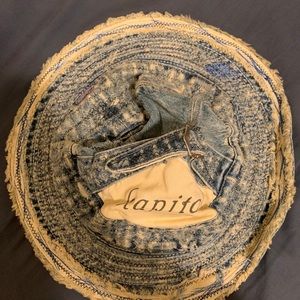 Kapital Denim Distressed Bucket Hat